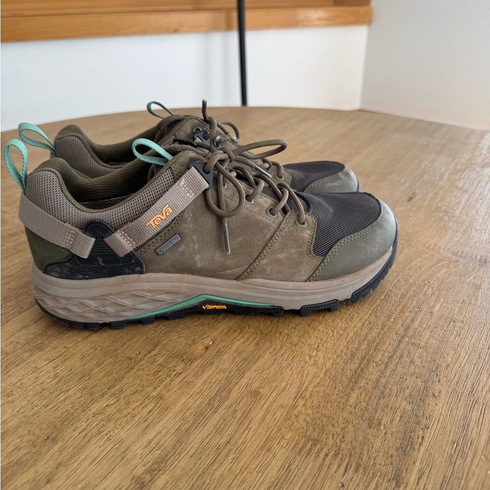 Teva Grandview GTX Low Womens Hiking Boots size 10 Olive/Teal - Picture 5 of 7